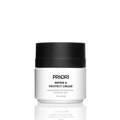 PRIORI DNA Repair & Protect Cream jar, rich moisturizer for blue light defense and intense hydration.
