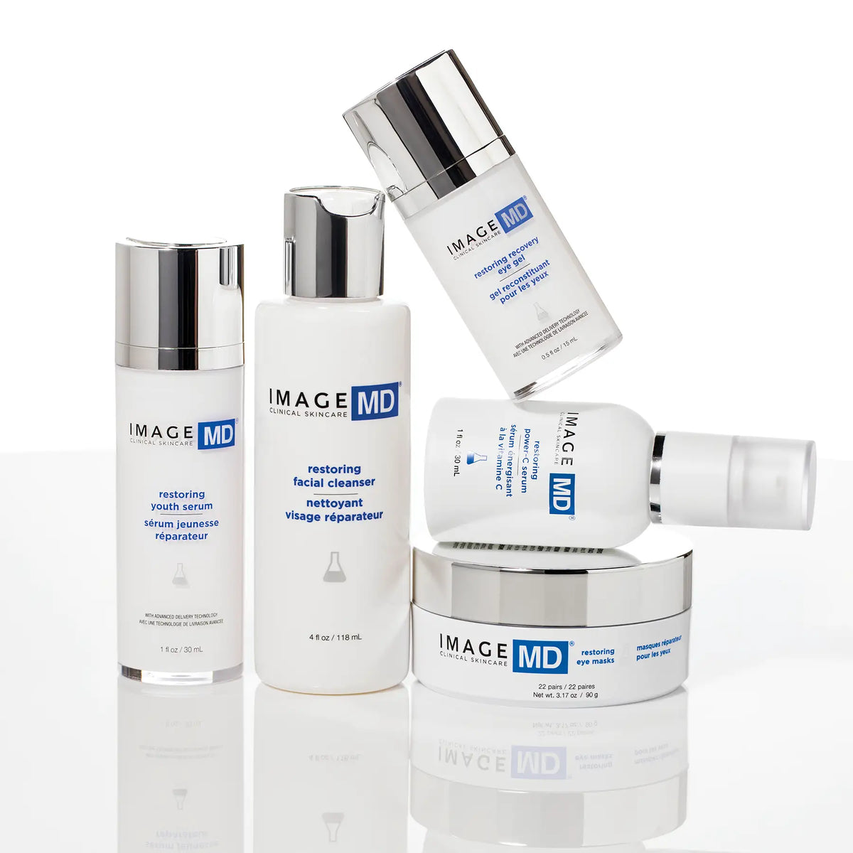 IMAGE Skincare MD Restoring Eye Recovery Gel with the IMAGE MD restoring range