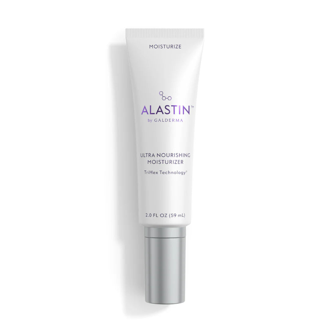 ALASTIN Ultra Nourishing Moisturizer in a sleek tube with TriHex Technology for deep hydration.