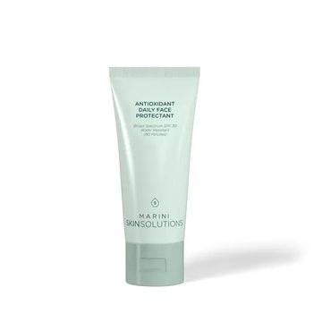 Marini Skin Solutions Antioxidant Daily Face Protectant SPF 30 tube with broad-spectrum protection and hydration features.
