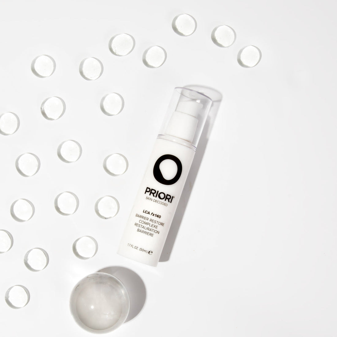 PRIORI LCA Barrier Repair Cream 50ml pump bottle and box