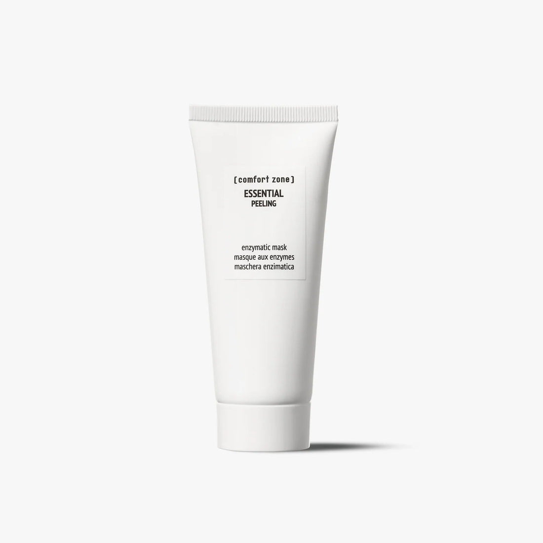 Comfort Zone Essential Peeling™ enzymatic mask in a white tube and box for gentle exfoliation and skin radiance.