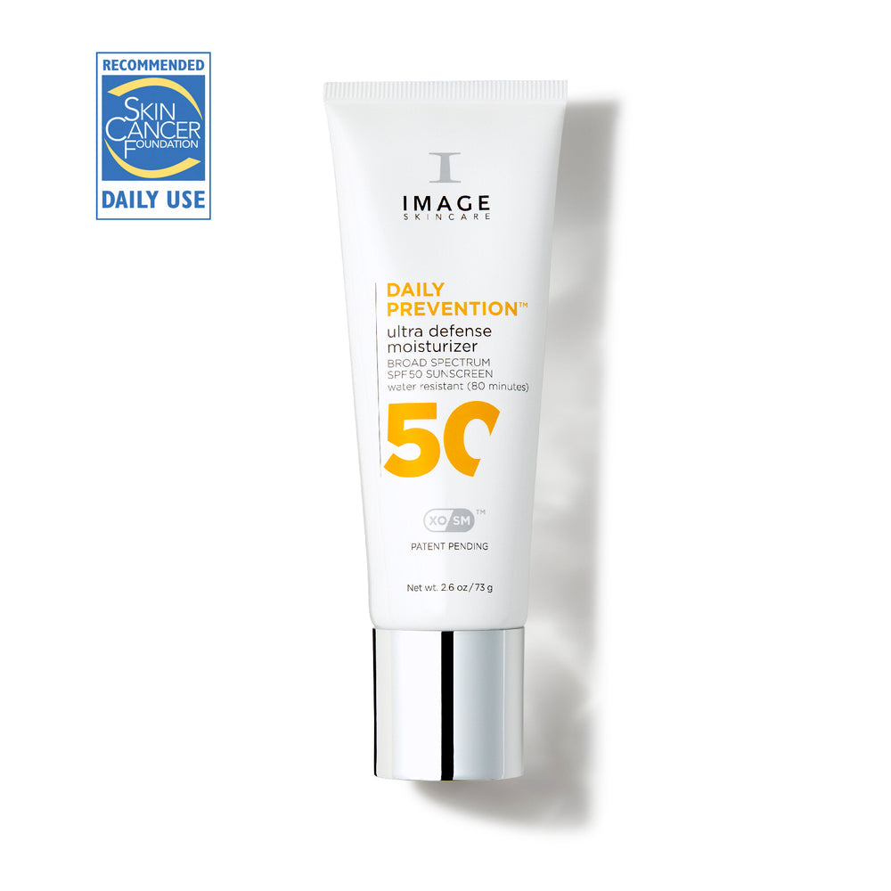 IMAGE Skincare DAILY PREVENTION Ultra Defence Moisturiser SPF 50 tube with SPF 50 label