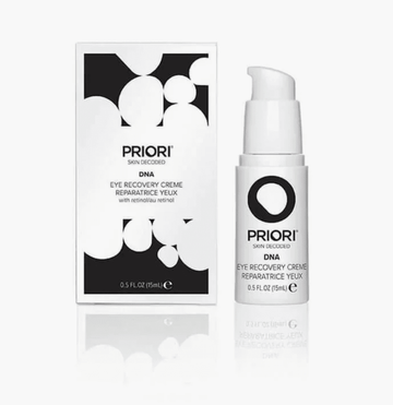 PRIORI DNA Eye Recovery Crème pump bottle and box