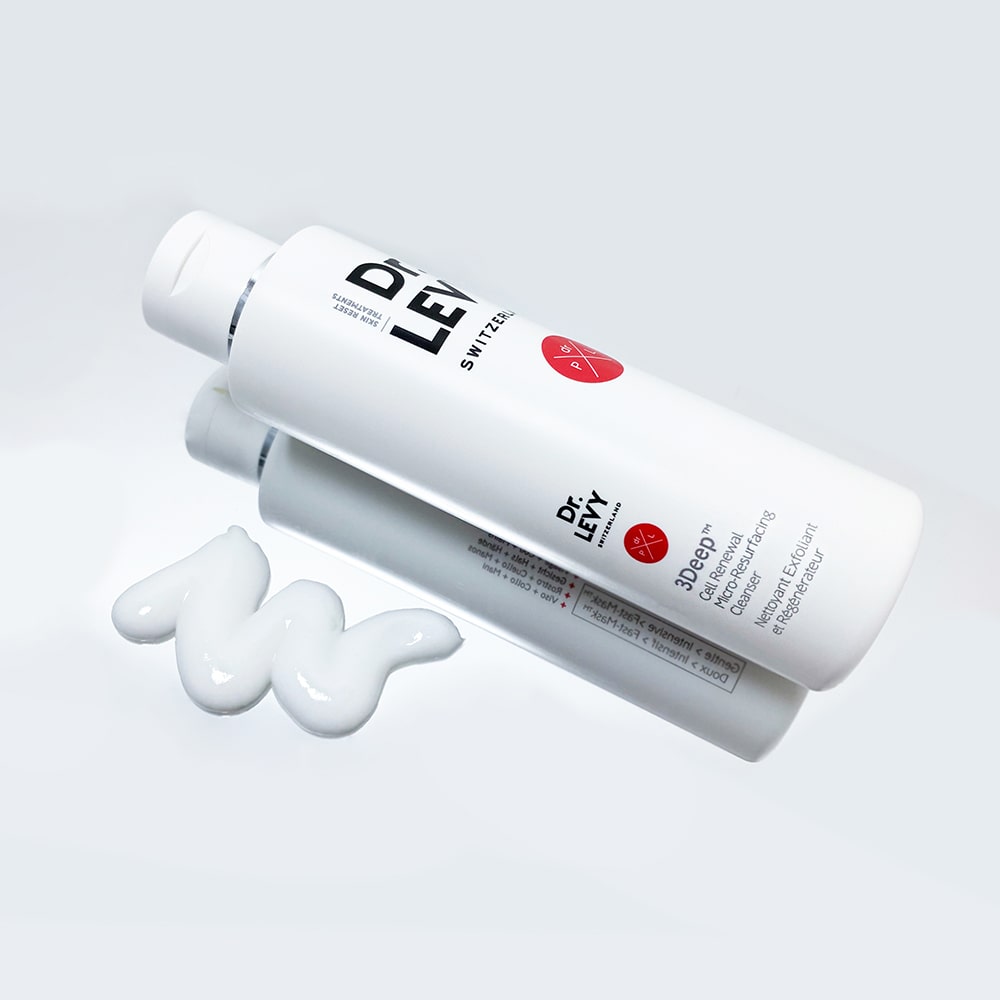 Dr LEVY 3Deep Cell Renewal Micro-Resurfacing Cleanser 150ml exfoliating cleanser