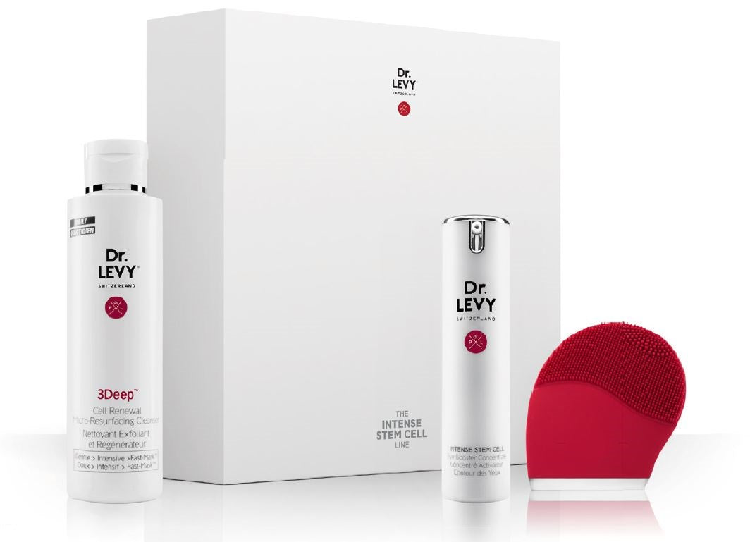 Dr LEVY Autumn Repair Kit eye serum, cleanser and sonic brush set
