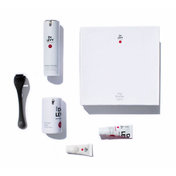 Dr LEVY Deep Renewal Cure microneedling skincare set