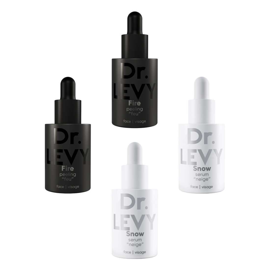 Dr LEVY Fire and Snow Medi-Cure 20-day peel and serum treatment 4x10ml