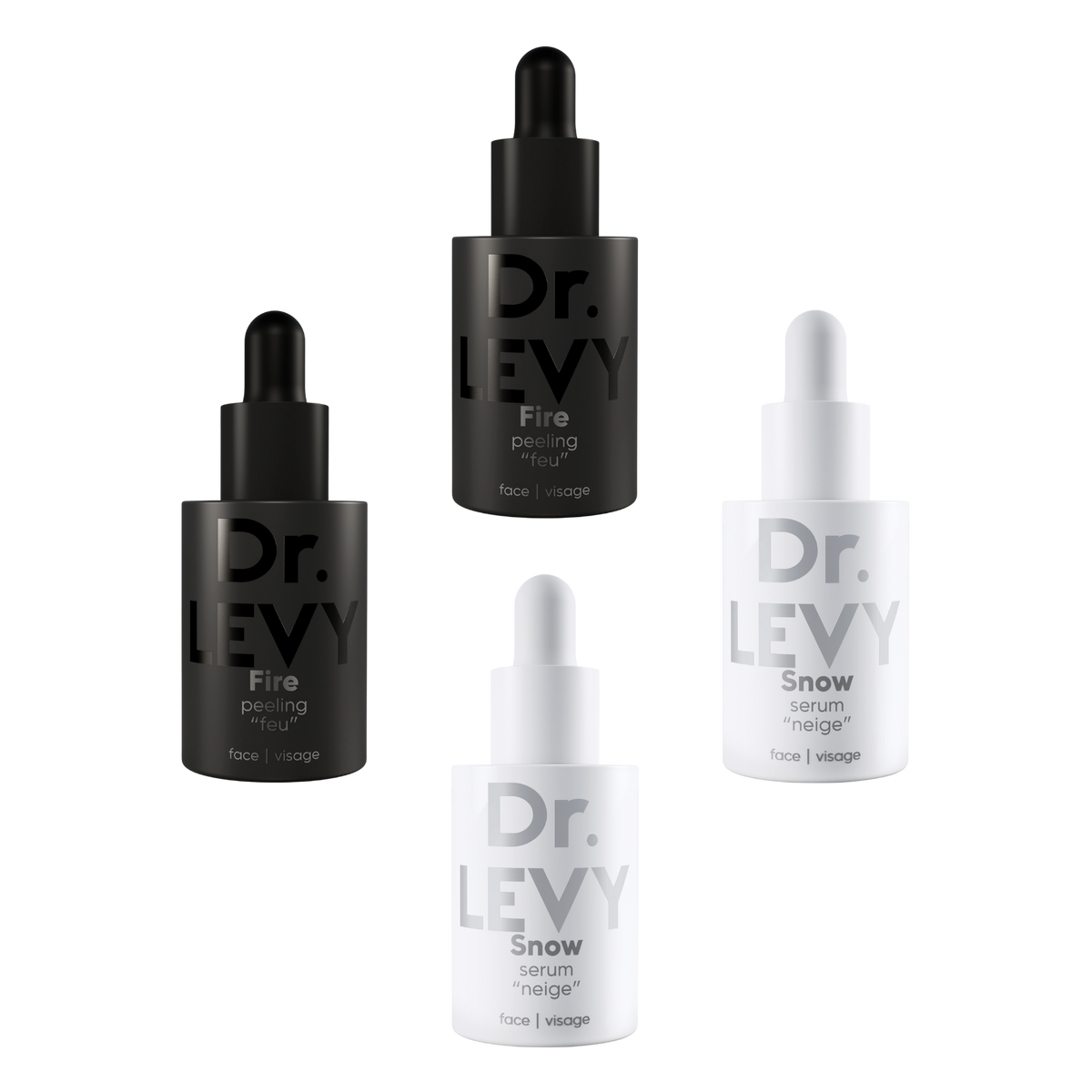 Dr LEVY Fire and Snow Medi-Cure 20-day peel and serum treatment 4x10ml