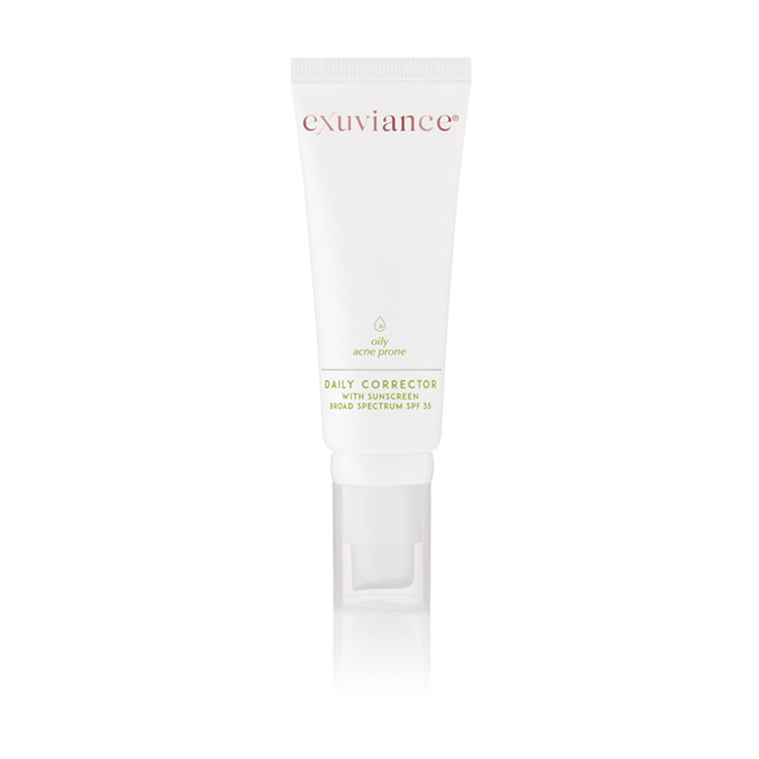Exuviance Daily Corrector SPF 35 40g tube, moisturiser with sunscreen