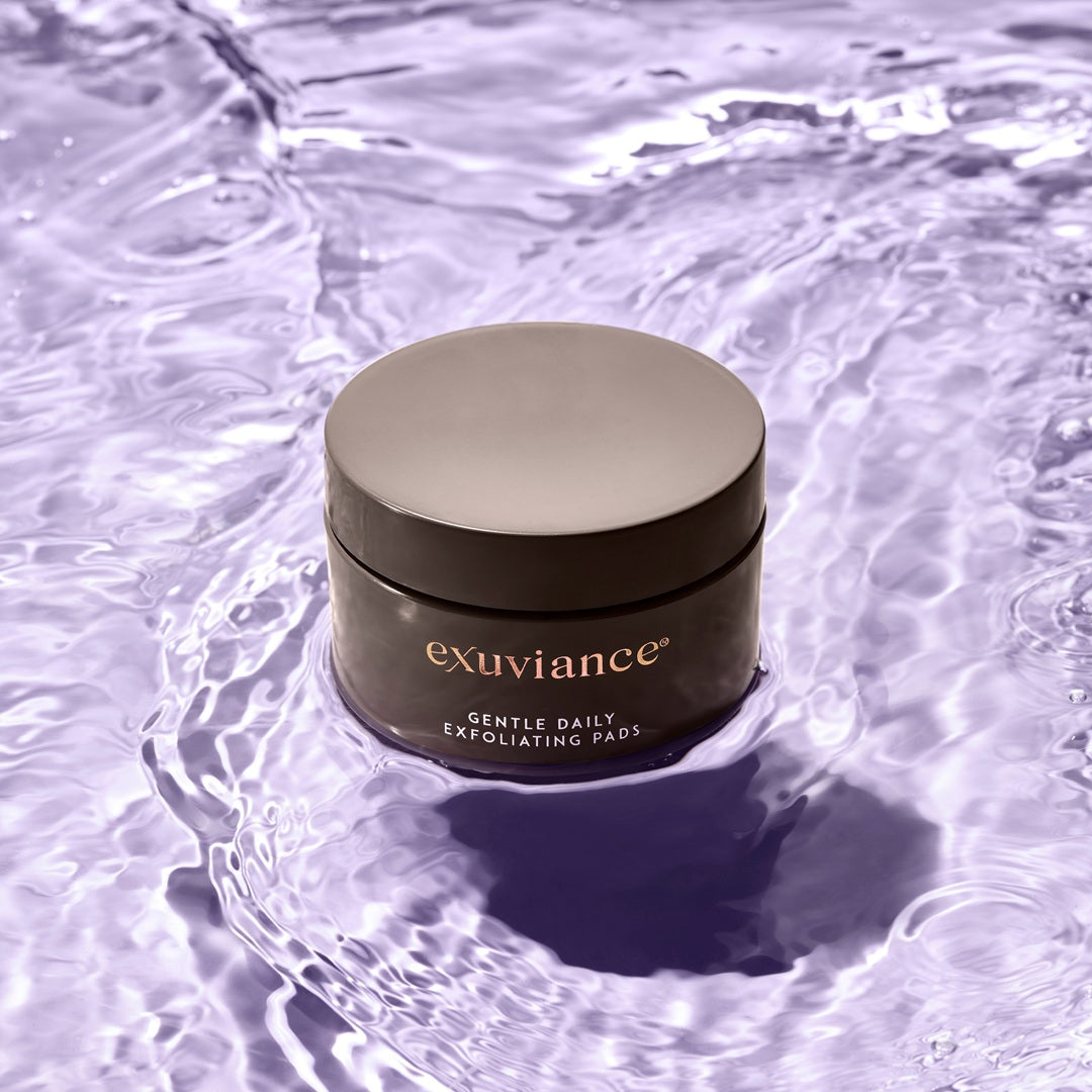 Exuviance Gentle Daily Exfoliating Pads hydrating PHA formula
