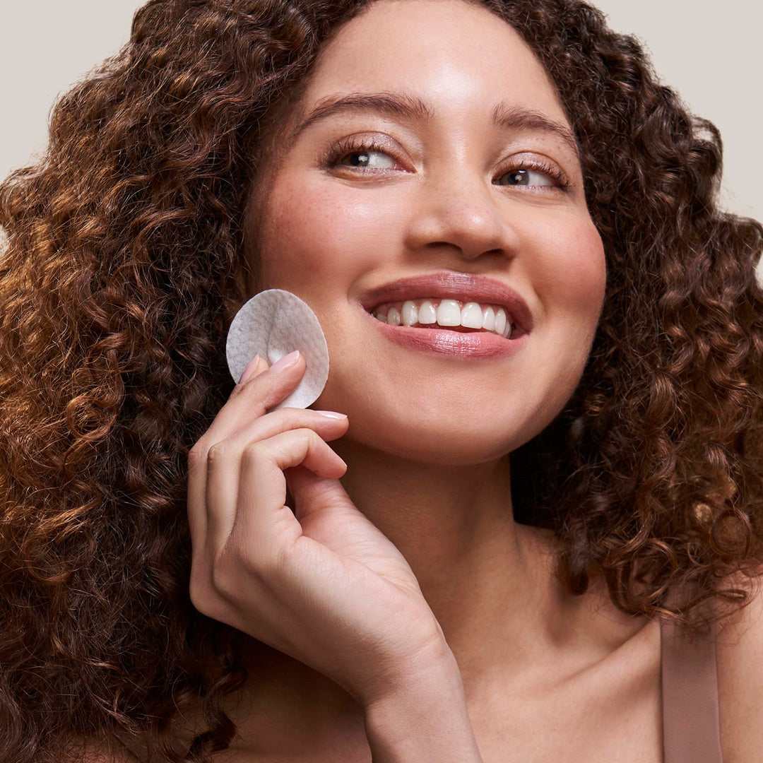 Exuviance Performance Peel AP25 applied to the face