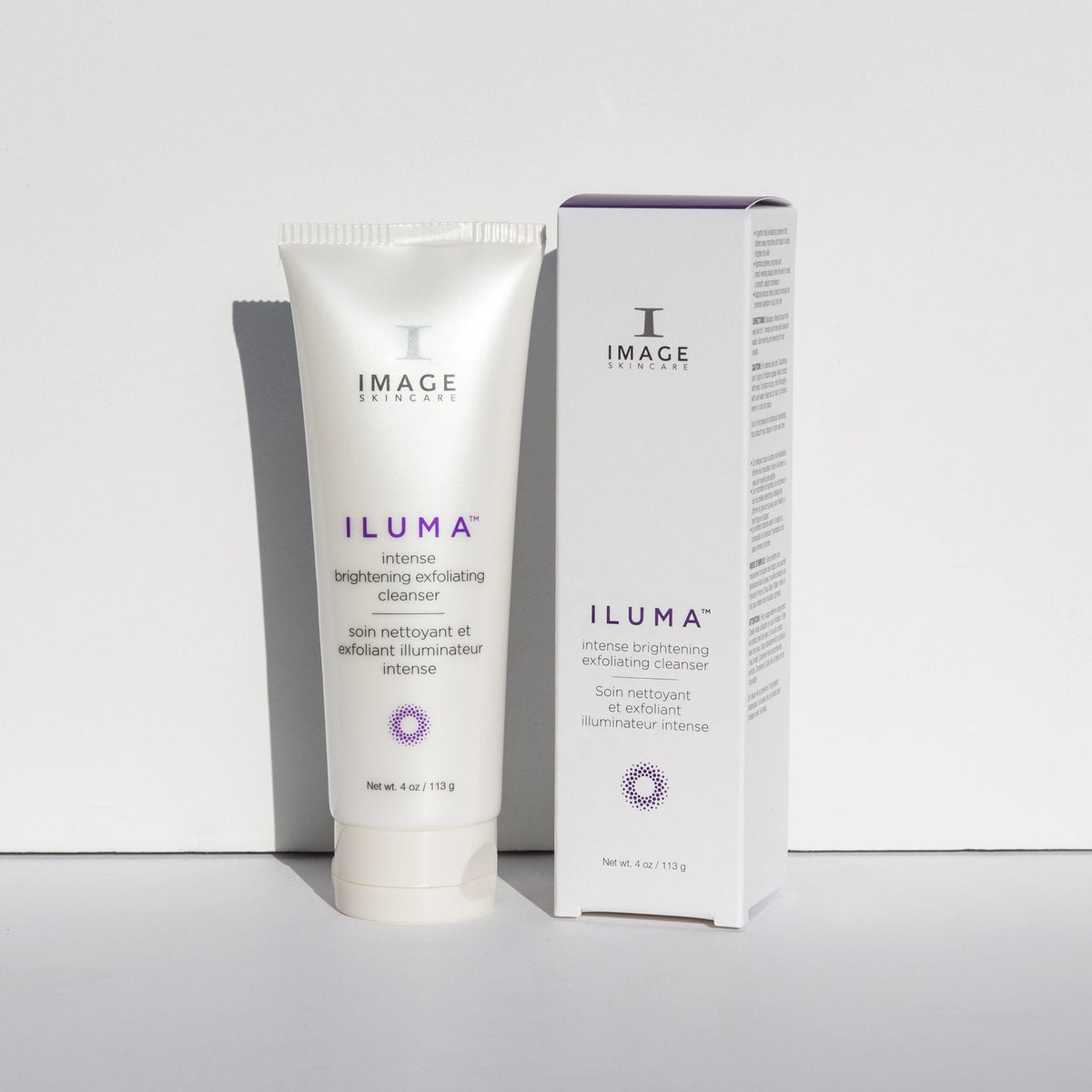 IMAGE Skincare ILUMA Intense Brightening Exfoliating Cleanser 113g tube with outer box