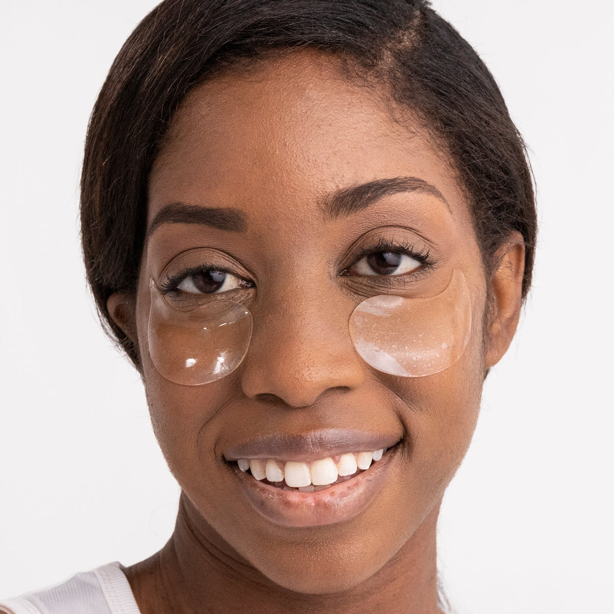 IMAGE Skincare MD Restoring Eye Masks worn under the eyes