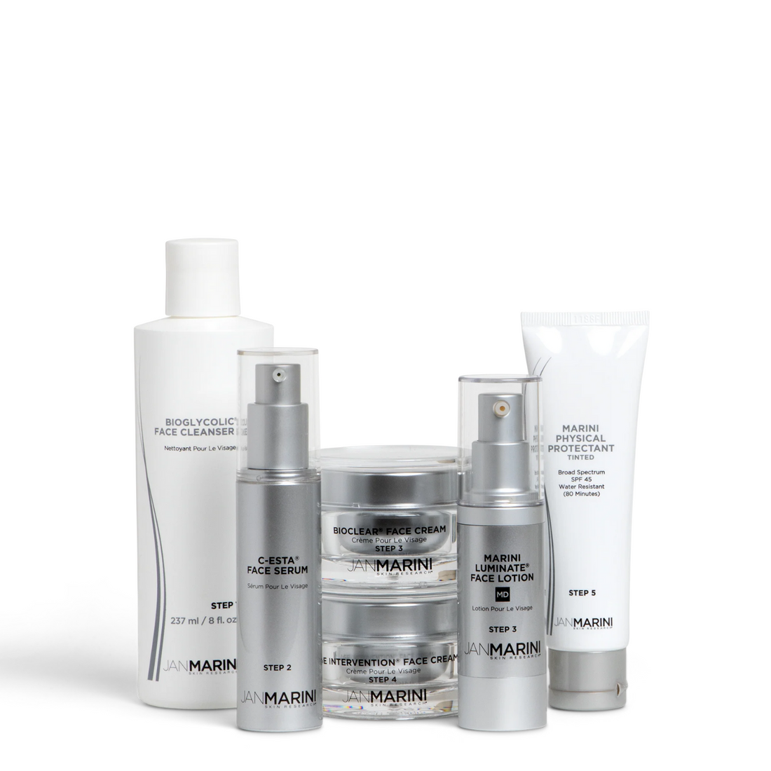 Jan Marini Skin Care Management System™ – MD Dry/Very Dry with Marini Physical Protectant SPF 45 Tinted