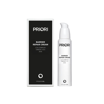PRIORI LCA Barrier Repair Cream 50ml pump bottle and box