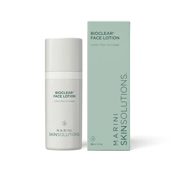 Marini SkinSolutions Bioclear Face Lotion packaging and bottle for oily and blemish-prone skin
