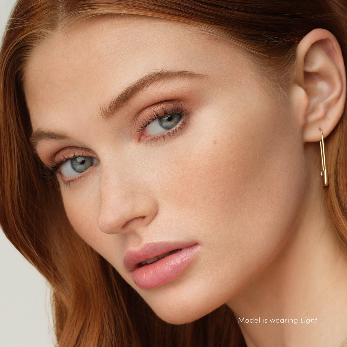 Jane Iredale PureBronze Matte Bronzer Refill worn as a natural, sun-kissed bronze