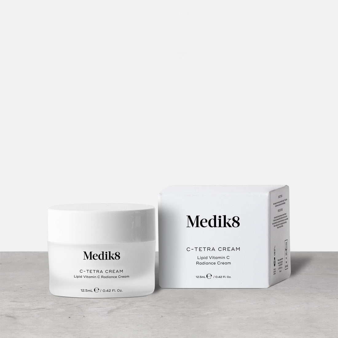 Medik8 C-Tetra Cream Travel Size 12.5ml jar with carton