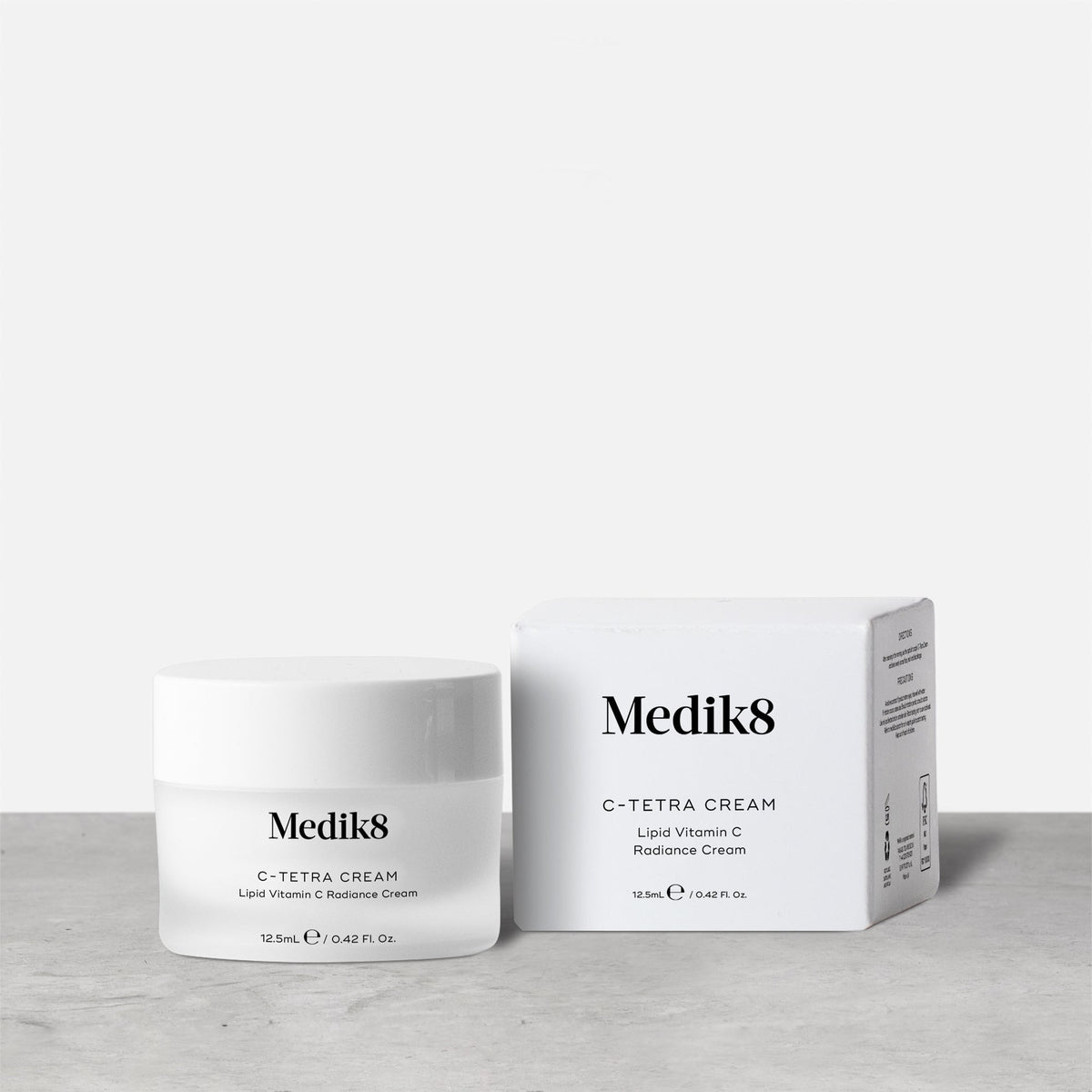 Medik8 C-Tetra Cream Travel Size 12.5ml jar with carton