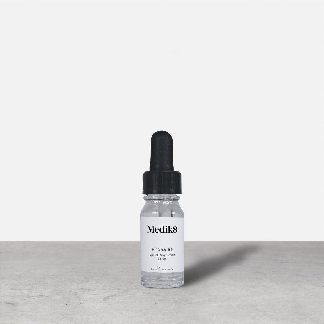 Medik8 Hydr8 B5 Travel Size 8ml bottle shown with its box