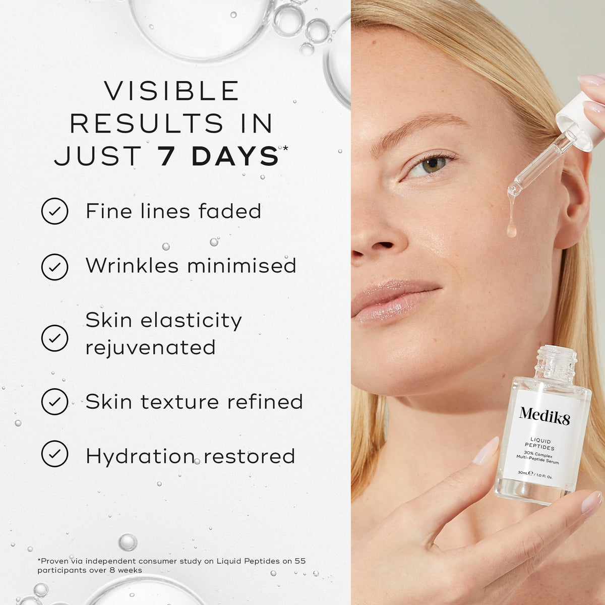 Medik8 Liquid Peptides Travel Size key benefits