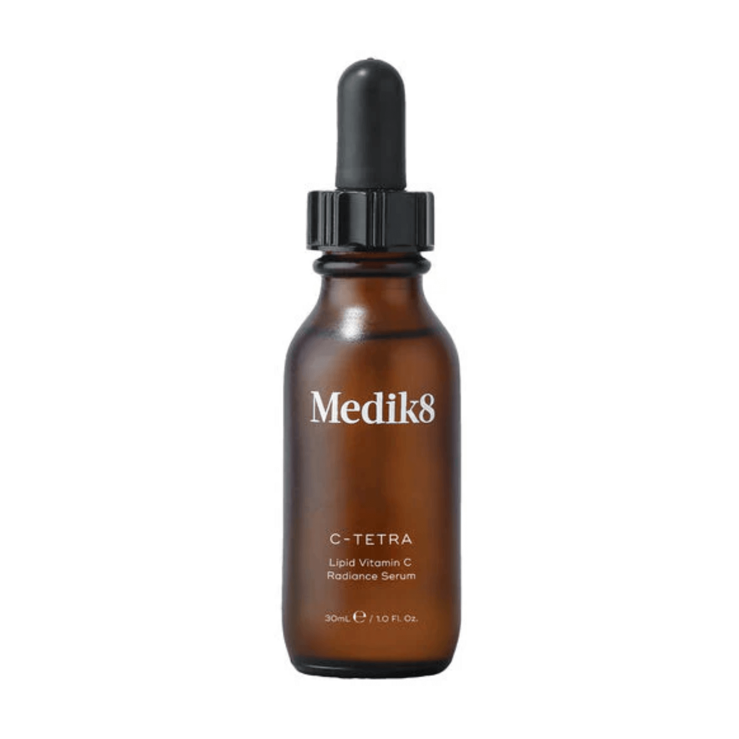 Medik8 C-Tetra 30ml liquid vitamin C serum with dropper for radiant skin.
