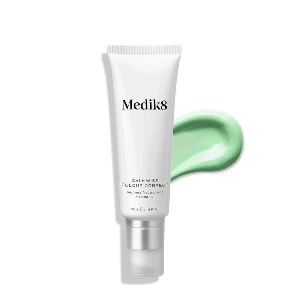 Medik8 Calmwise™ Colour Correct redness neutralising moisturiser packaging and tube.