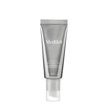 Medik8 Crystal Retinal 20™ tube for intensive anti-aging skincare with 0.2% retinaldehyde.