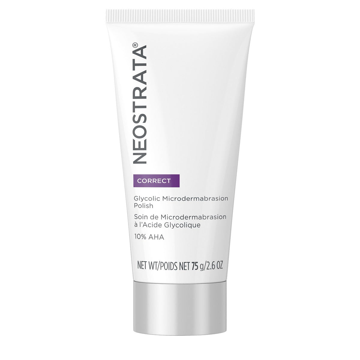 Neostrata Correct Glycolic Microdermabrasion Polish 75g tube with 10% glycolic acid