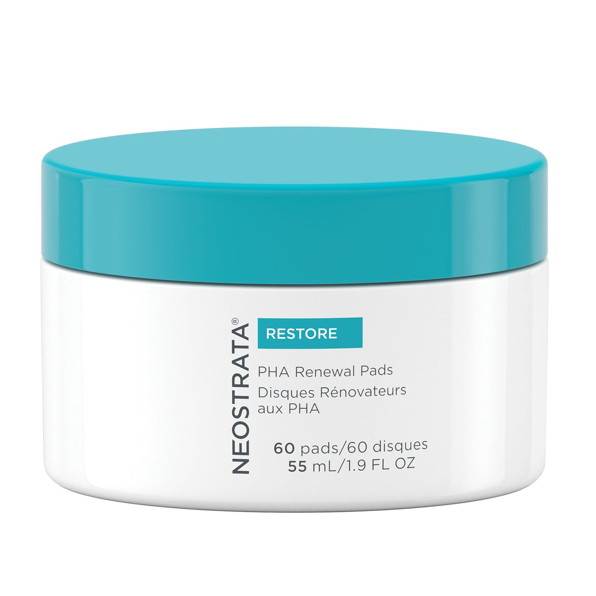 Neostrata Restore PHA Renewal Pads jar of 60 pre-soaked tonic pads