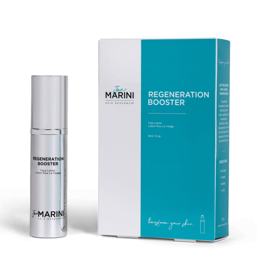 Jan Marini Regeneration Booster with advanced growth factors and peptides for youthful, hydrated skin, 30ml.