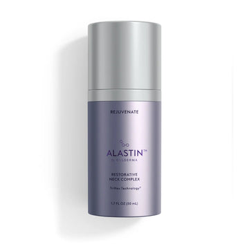 ALASTIN Restorative Neck Complex bottle showcasing TriHex Peptide Technology for improving neck skin.