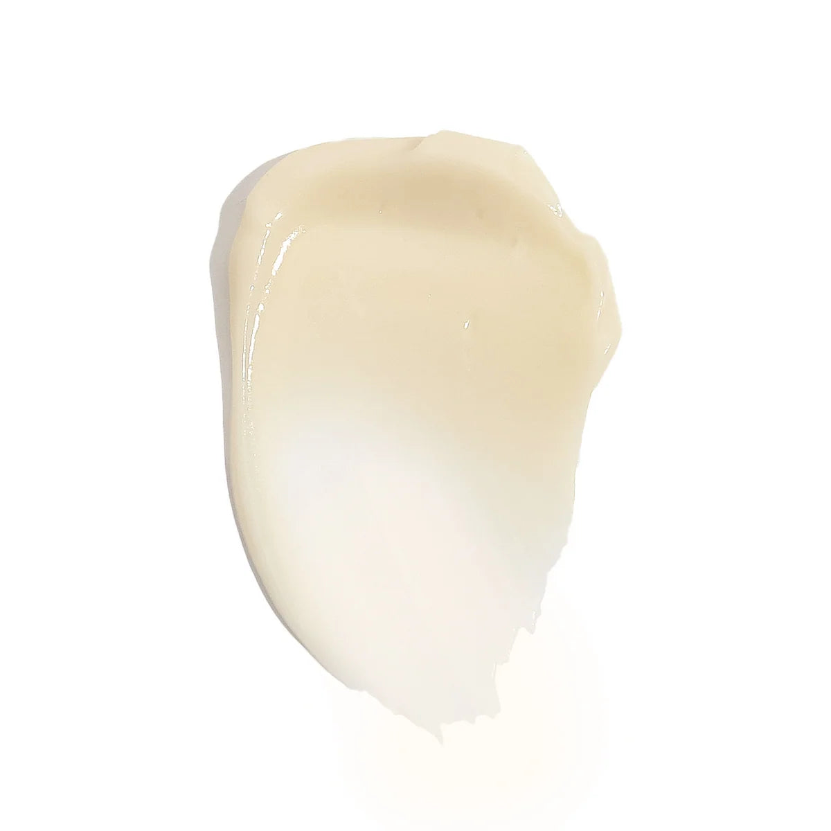 Creamy texture swatch of ALASTIN Restorative Neck Complex for radiant neck and décolleté skin.