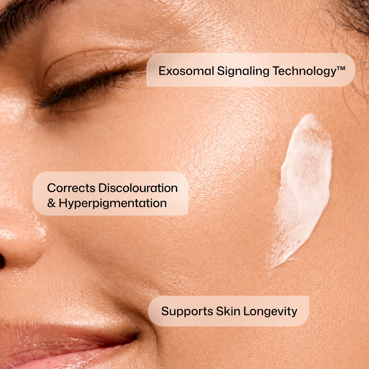 Revision Skincare Advanced Pigment Corrector+ key benefits for brighter, more even-looking skin
