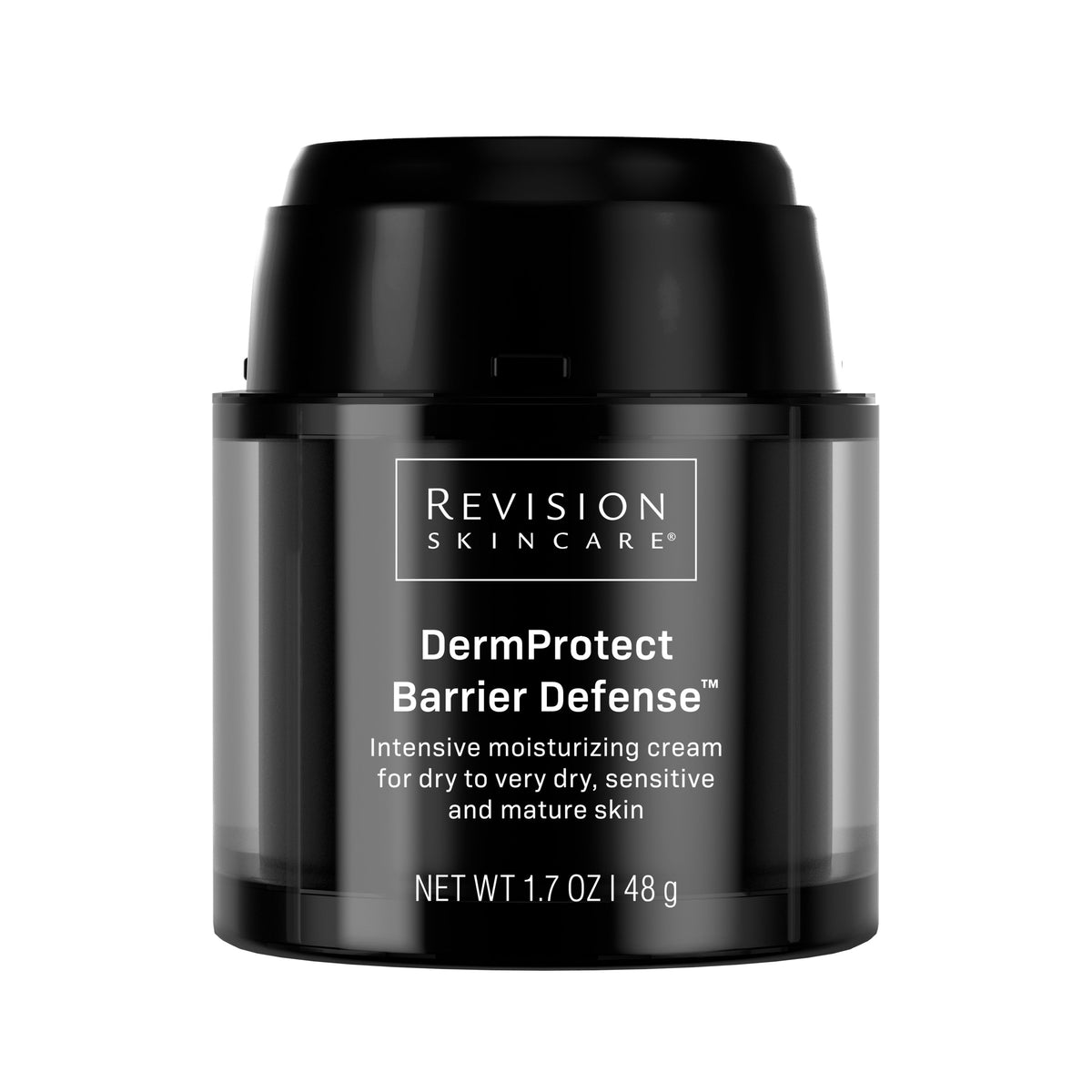 Revision Skincare DermProtect Barrier Defense 48g jar with lid removed