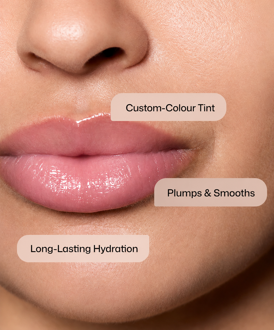 Revision Skincare Tinted YouthFull Lip Replenisher benefits: plumps, hydrates and adds a personalised pink tint