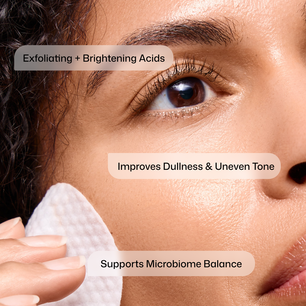Revision Skincare Tone+ Correcting Pads benefits for brighter, more even-looking skin
