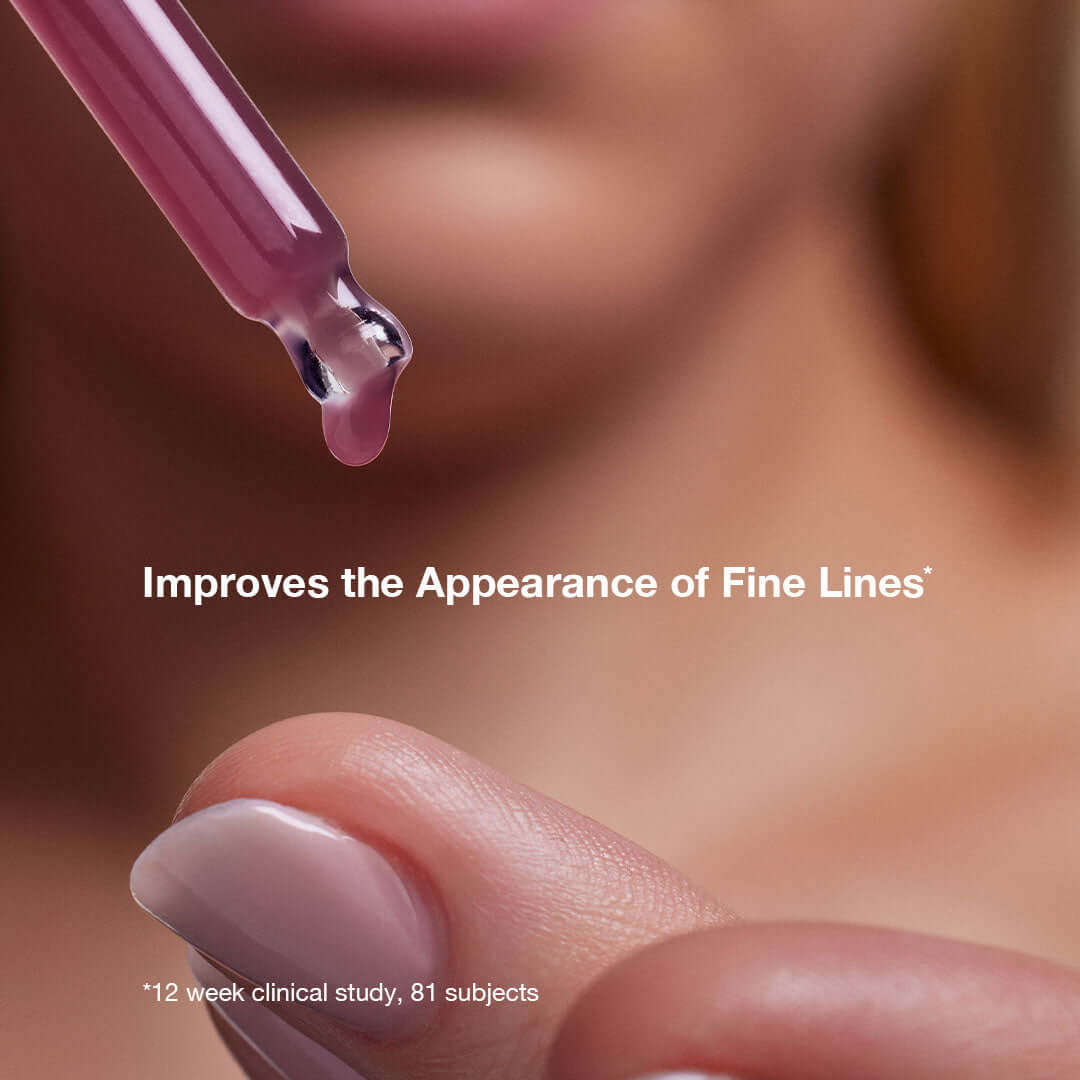 SkinCeuticals Hyaluronic Acid Intensifier Multi-Glycan serum drop for improving fine lines.