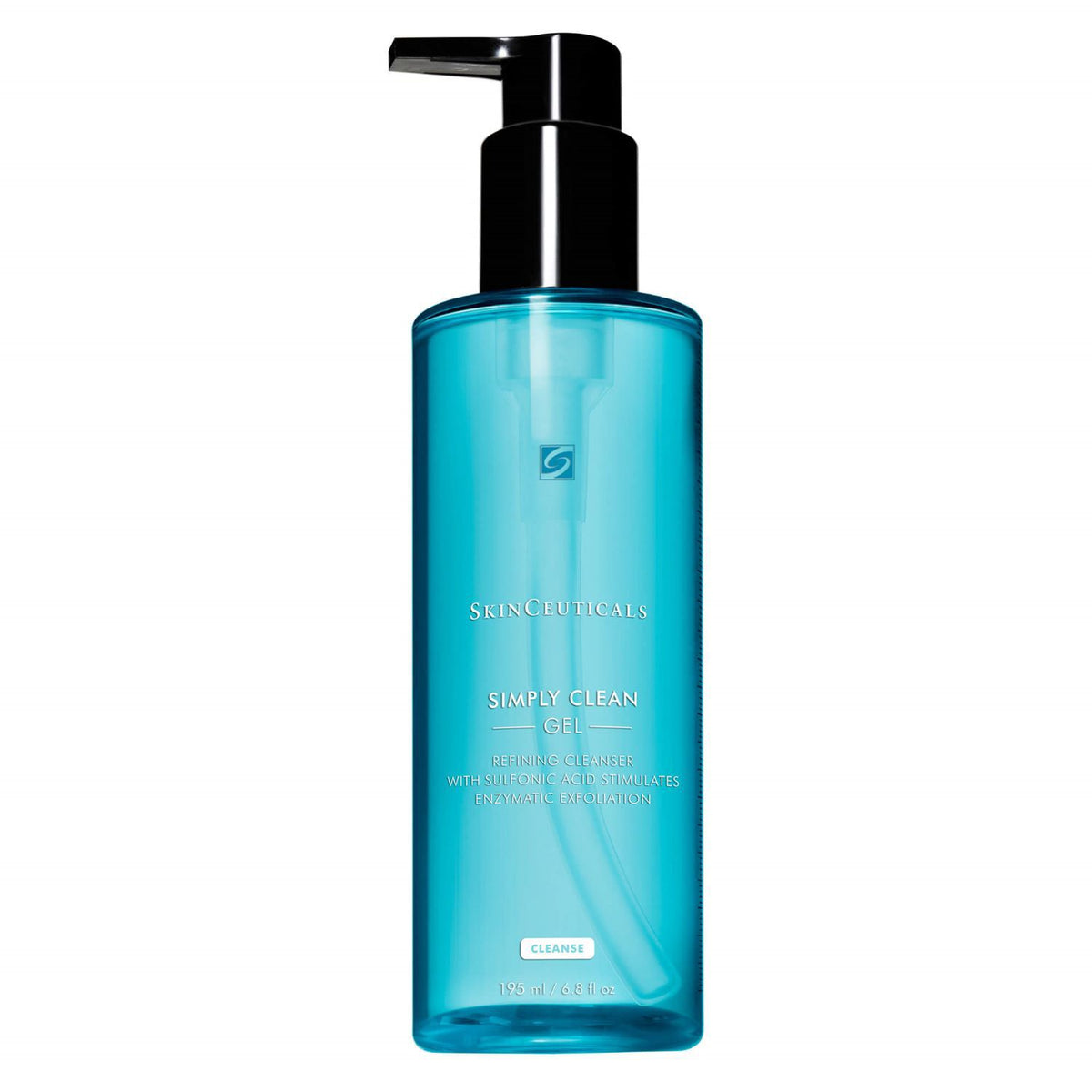 SkinCeuticals Simply Clean 195ml pore-refining gel cleanser pump bottle for normal, combination and oily skin