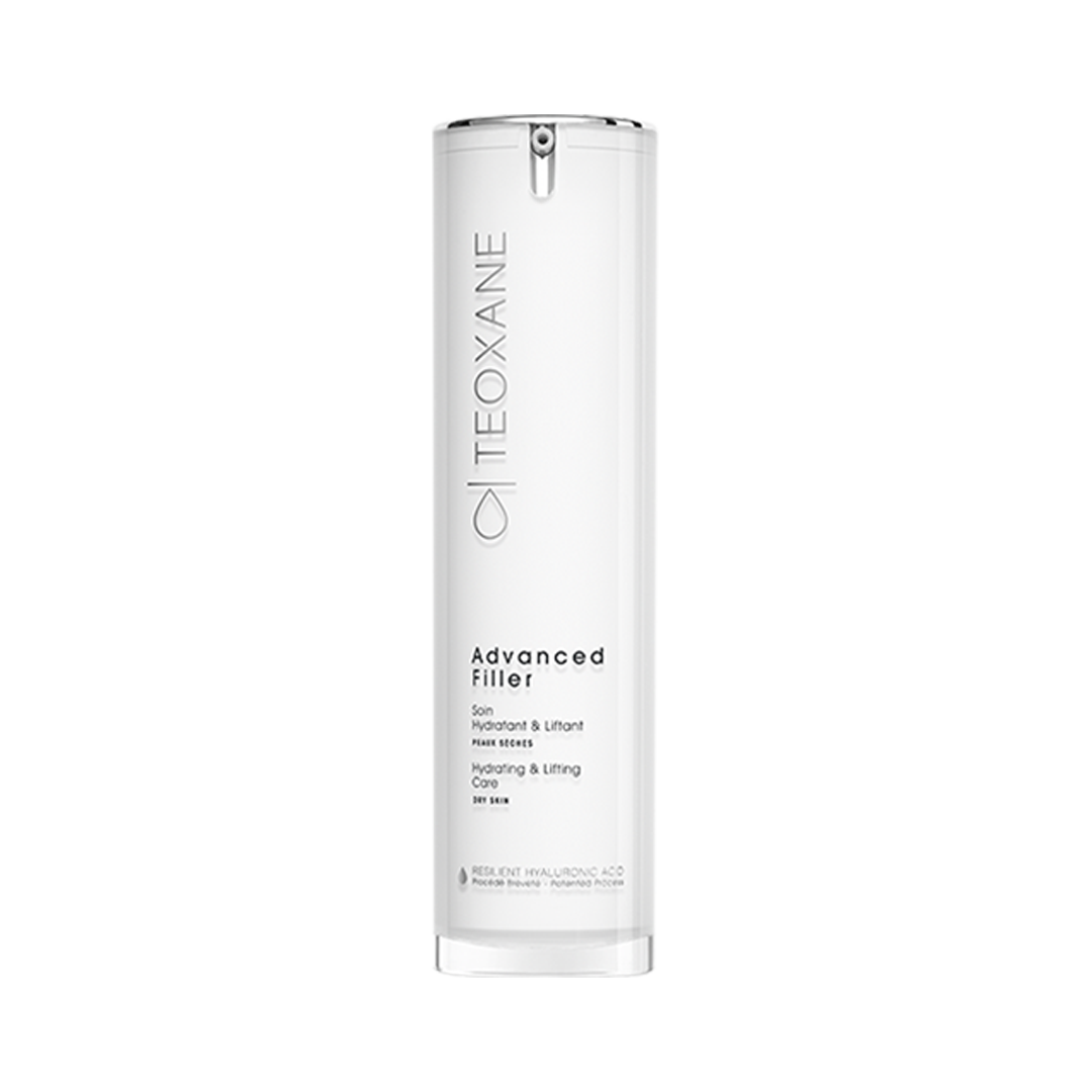 Teoxane Advanced Filler Dry Skin 50ml hydrating and lifting moisturiser airless pump bottle