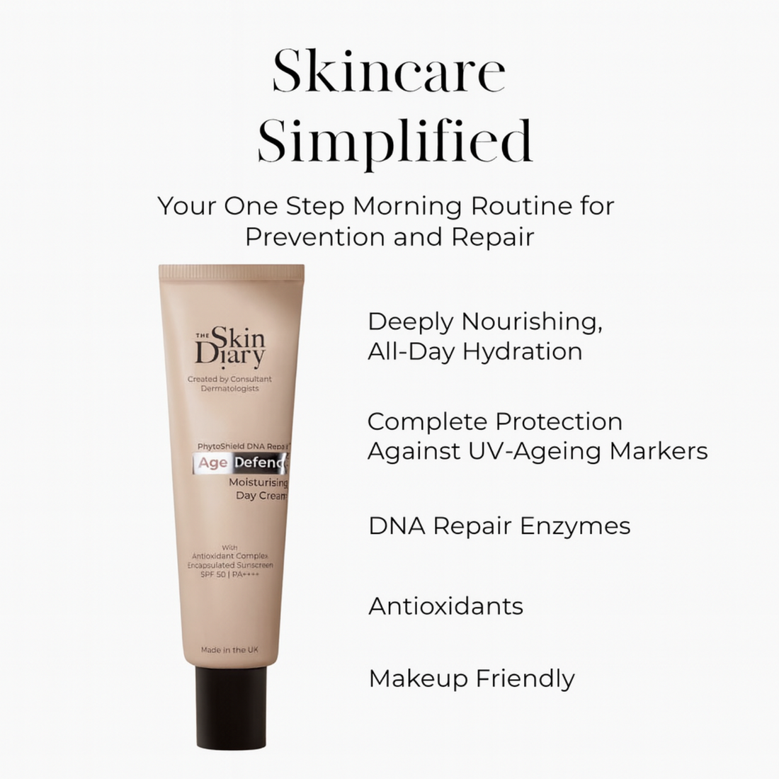 The Skin Diary Age Defence Day Cream SPF50