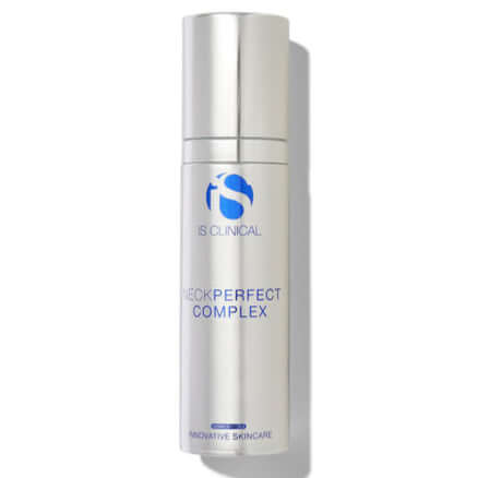 iS Clinical NeckPerfect Complex for lifting and tightening neck and décolleté skin.