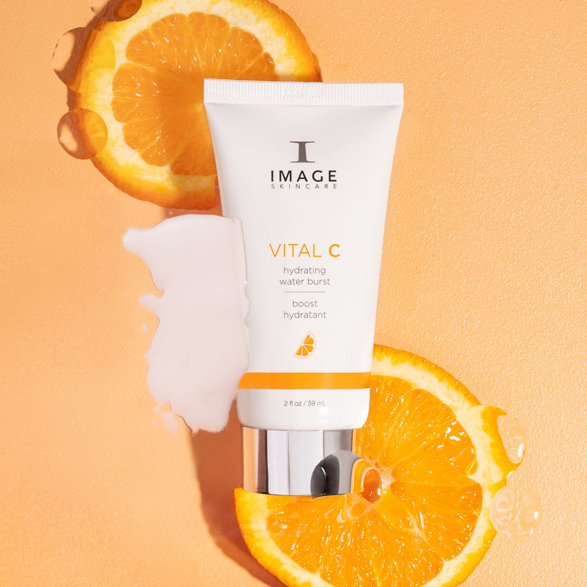 IMAGE Skincare VITAL C Hydrating Water Burst with fresh orange slices