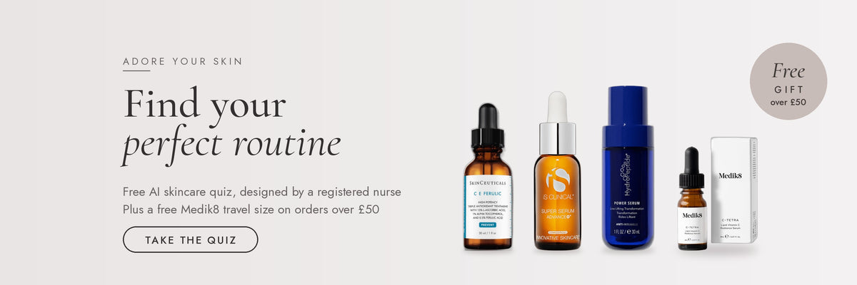 Find Your Routine – free AI skincare quiz with a free Medik8 travel sizeslider_item_fyrQuiz