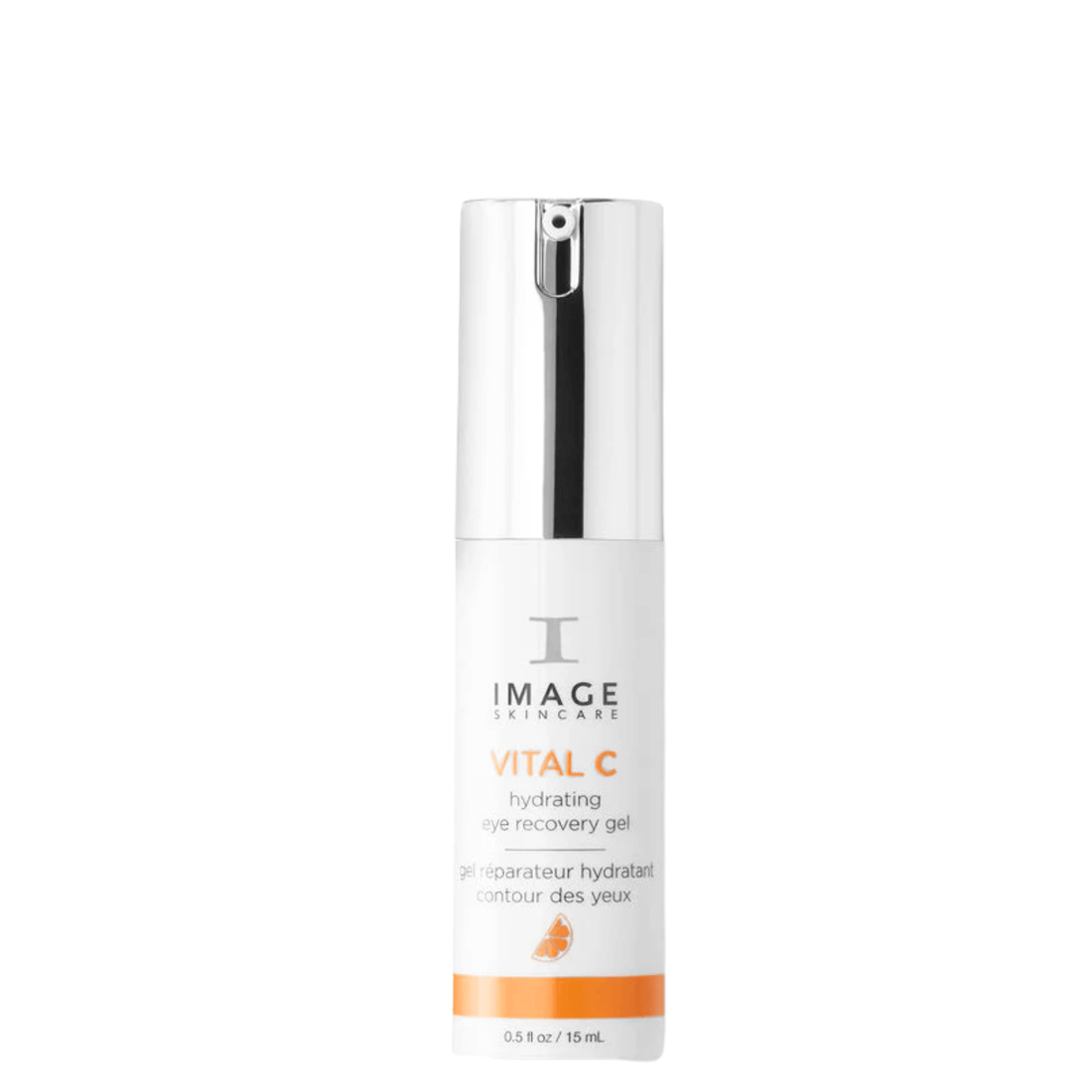 IMAGE Skincare VITAL C Hydrating Eye Recovery Gel 15ml airless pump bottle – cooling vitamin C and peptide eye gel