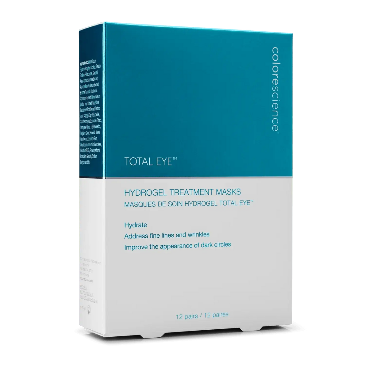 Colorescience Total Eye Hydrogel Treatment Masks 12 pairs