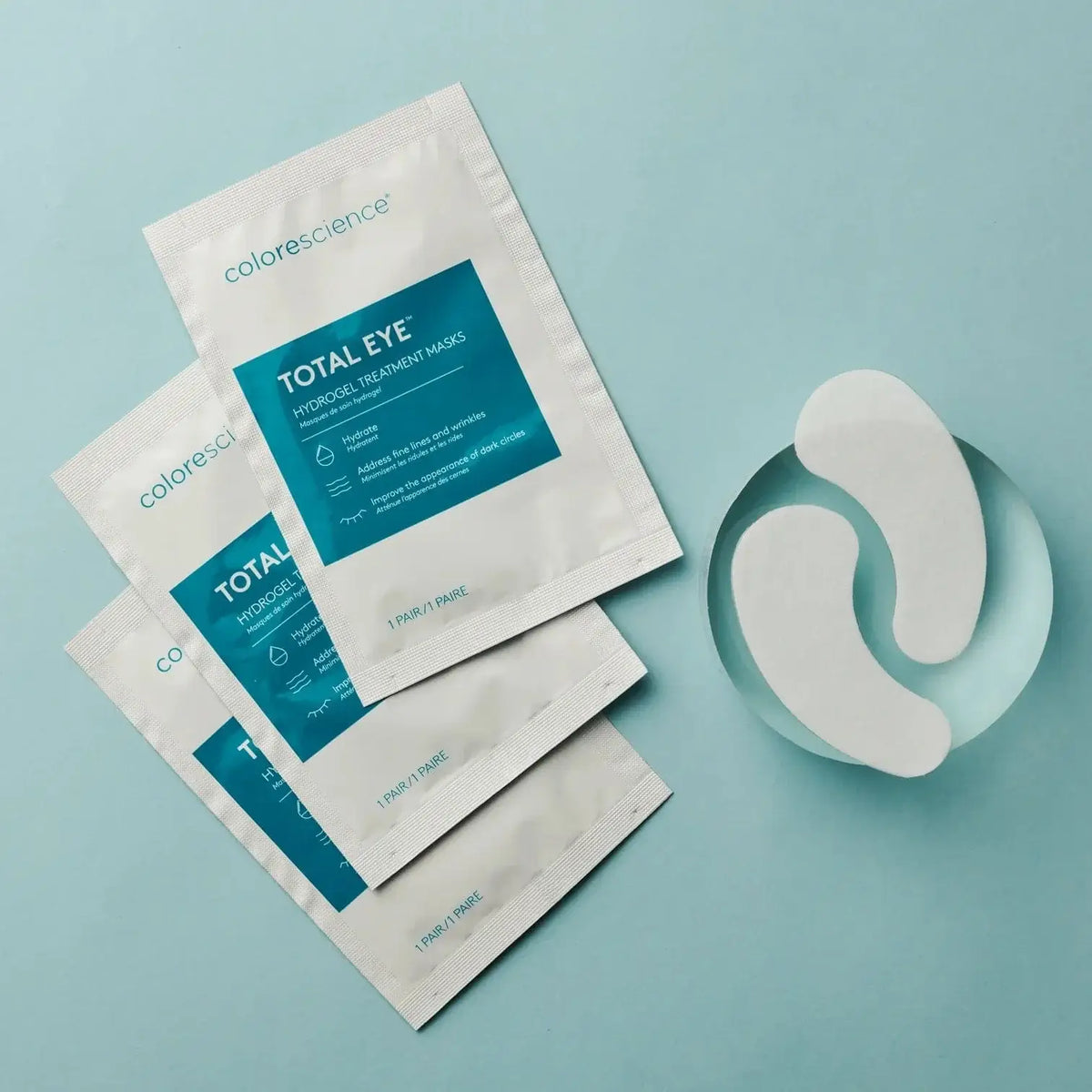 Colorescience Total Eye Hydrogel Treatment Masks - detail view