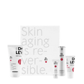 Dr LEVY Time Reverse Kit featuring six skincare products for anti-aging benefits.