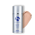 iS Clinical Eclipse SPF 50+ mineral sunscreen bottle with formula swatch